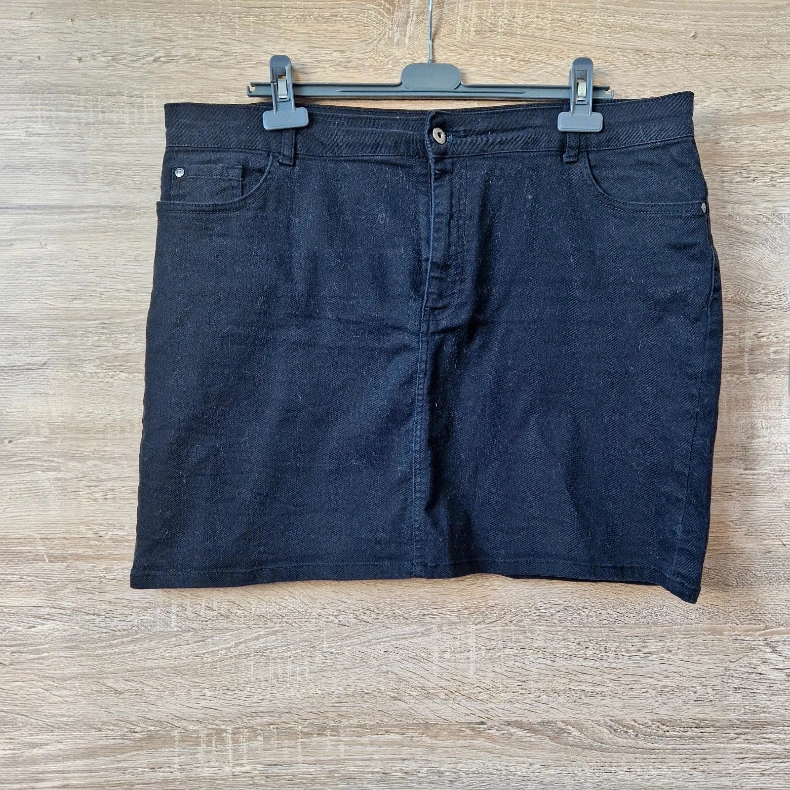 Jupe en jean noire Denim Co Taille 46